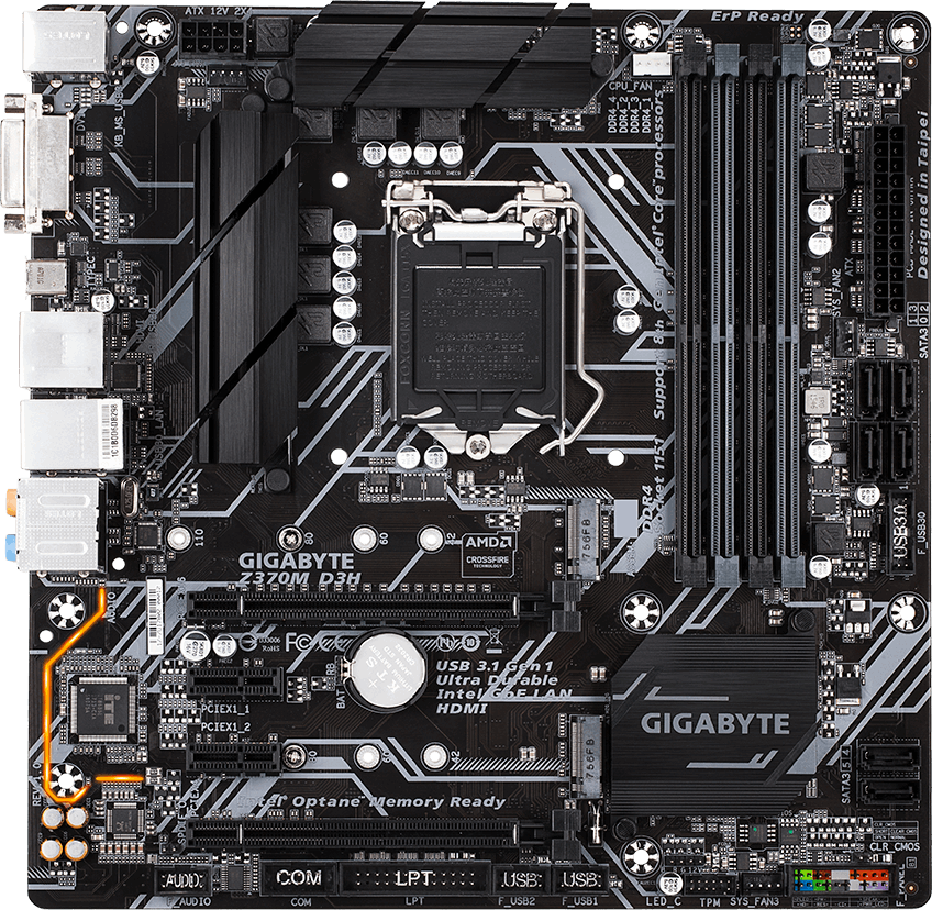 Материнская плата gigabyte z370m ds3h совместимость